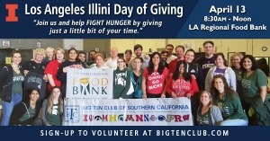 LA Illini Day of Giving at the LA Food Bank