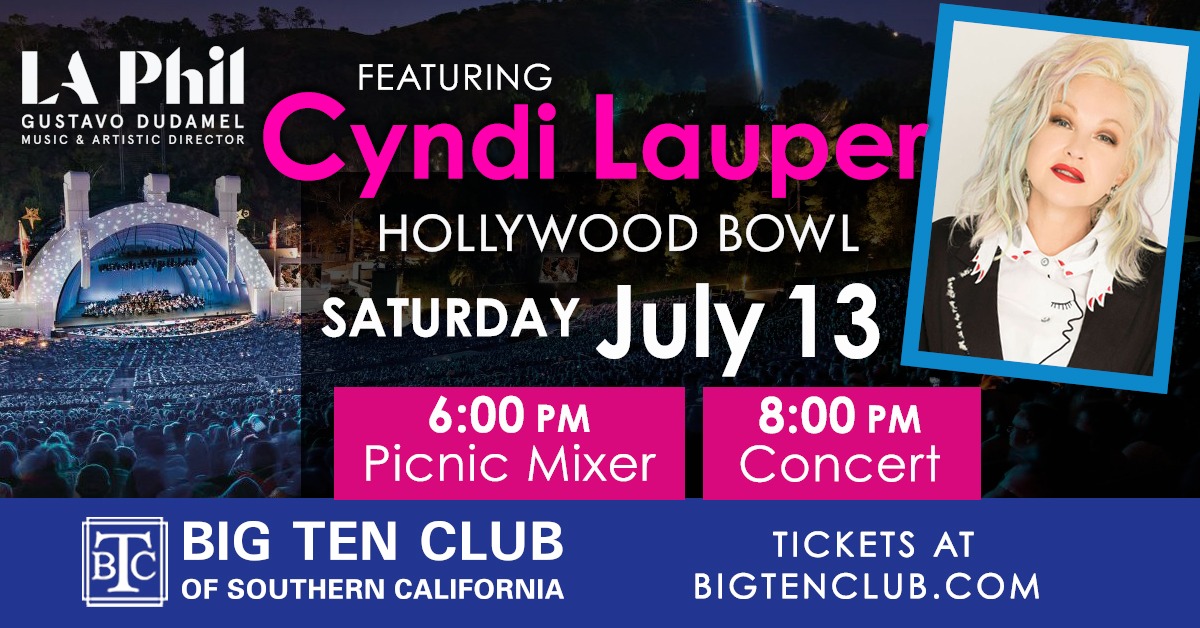 Cyndi Lauper at the Hollywood Bowl